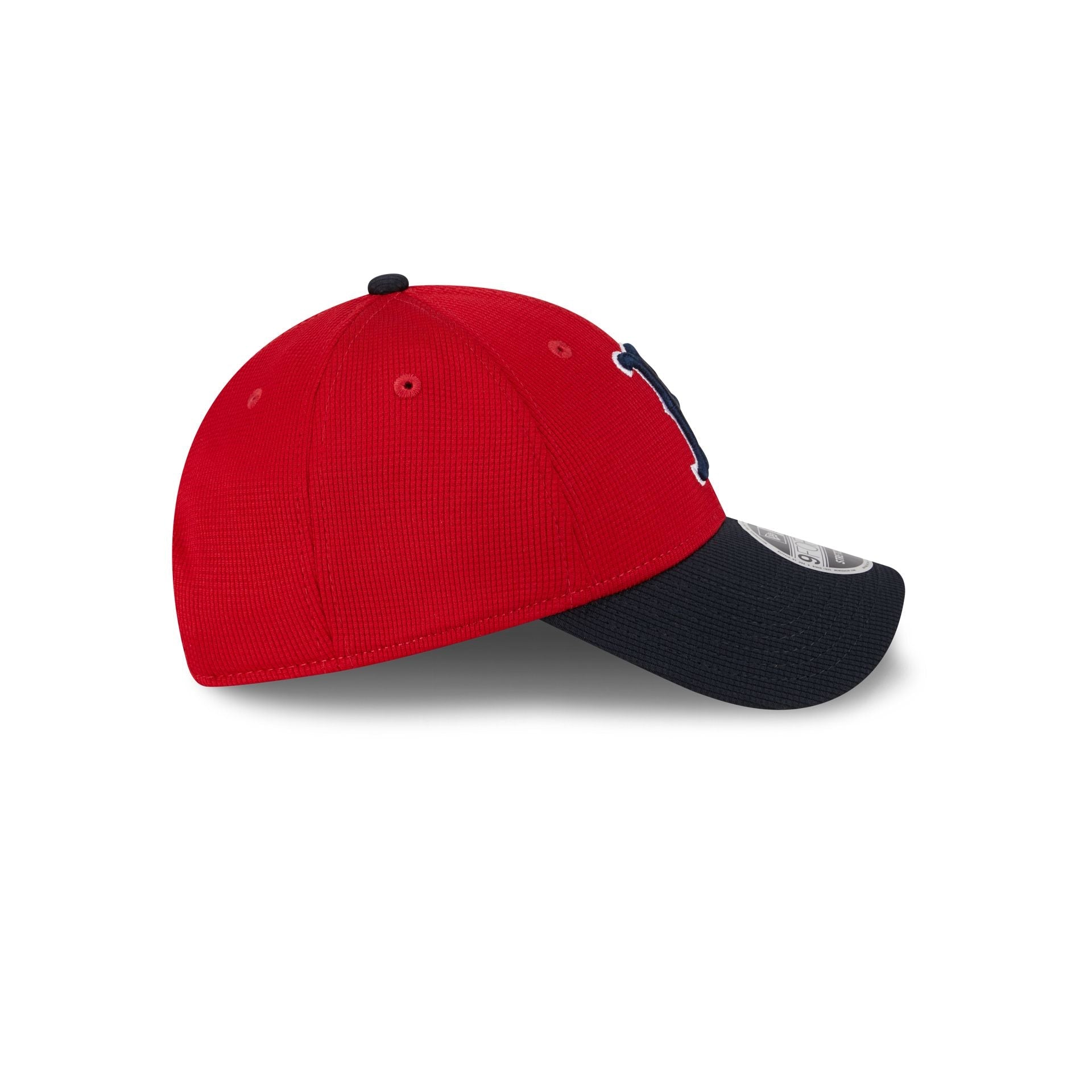 Boston Red Sox 2025 Batting Practice Red 9FORTY Stretch-Snap Hat