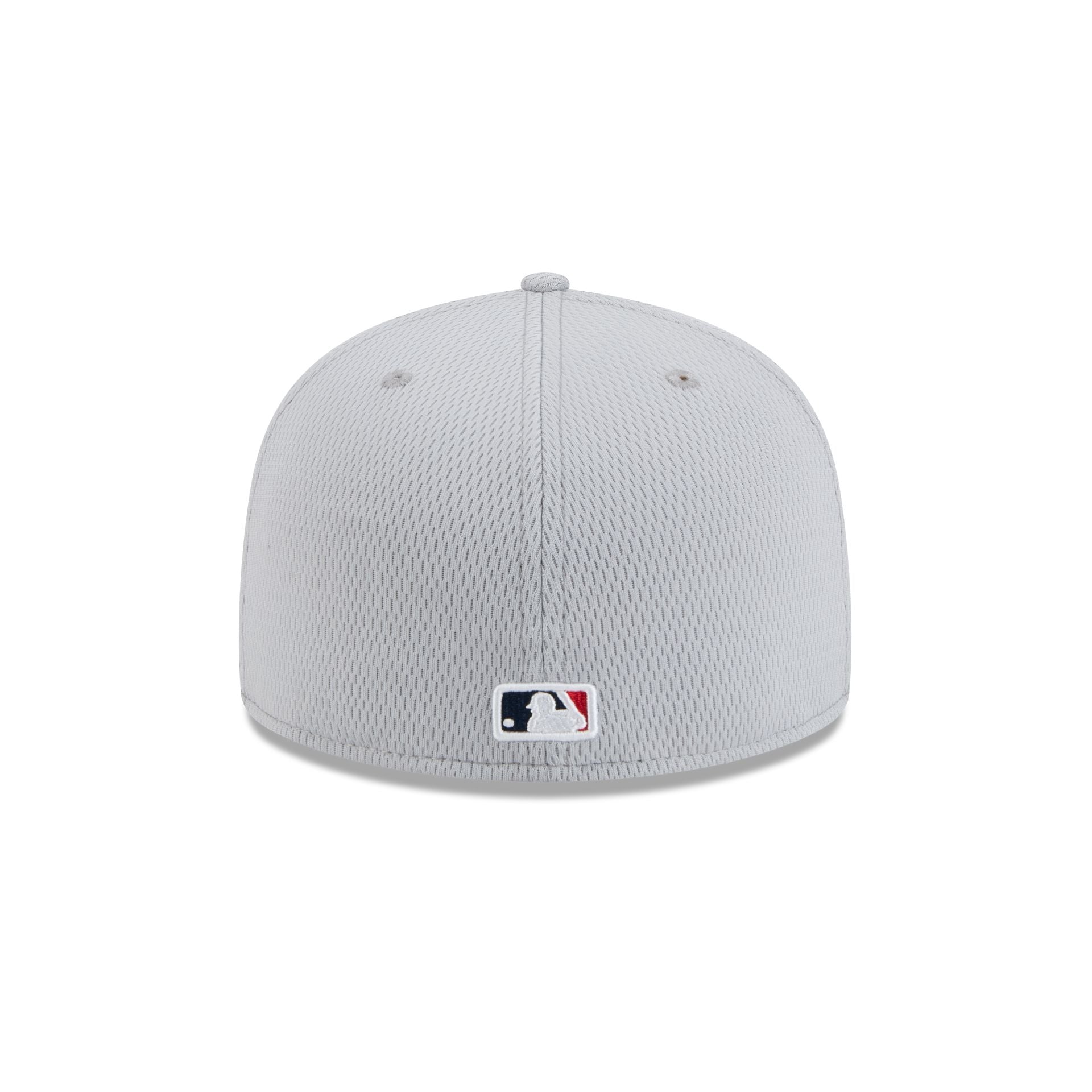 Boston Red Sox 2025 Clubhouse Gray 59FIFTY Fitted Hat