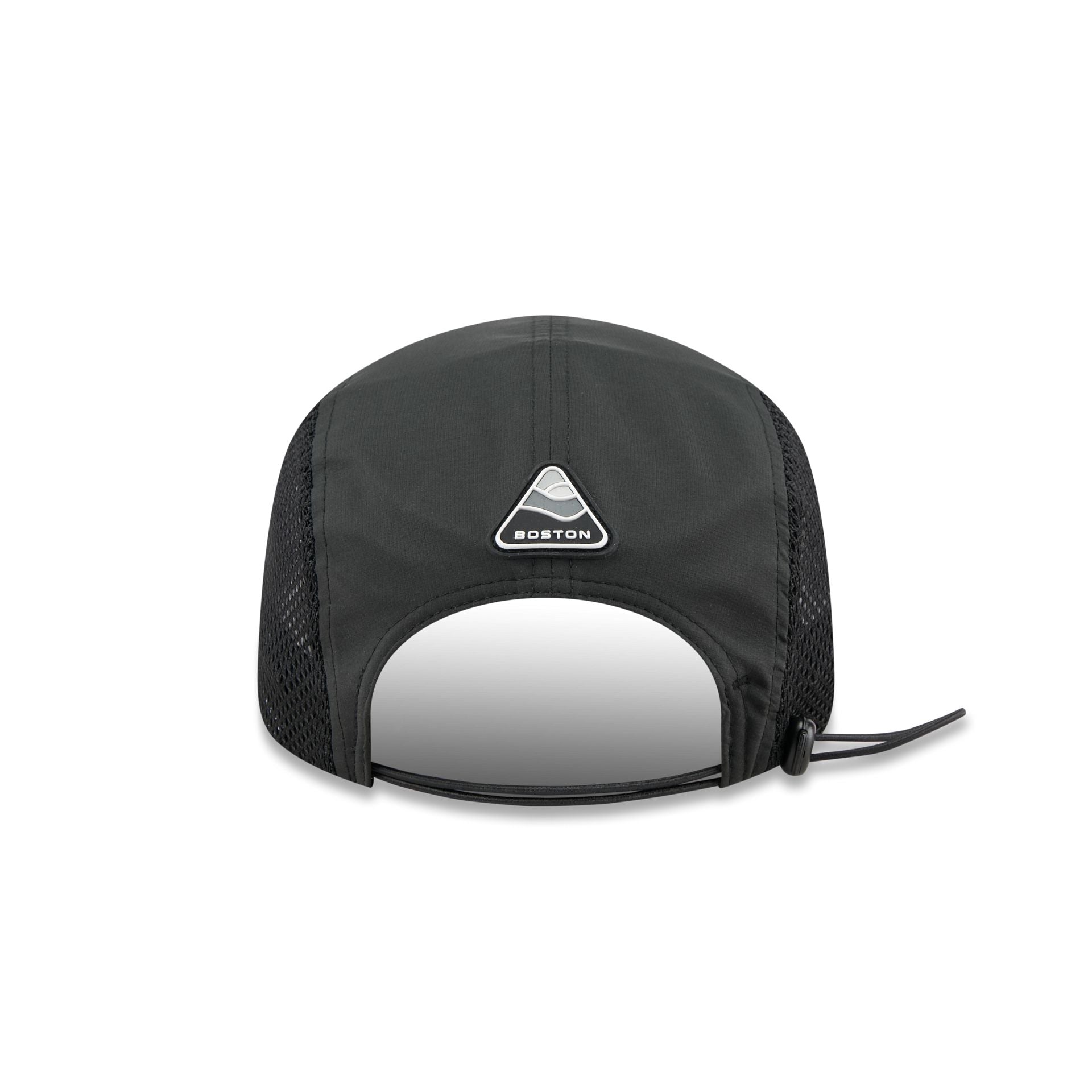 Boston Red Sox Black Poly Runner Adjustable Hat