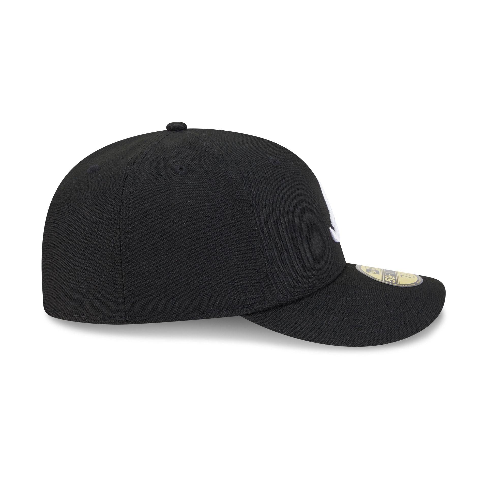 Atlanta Braves Tonal Florals Black 59FIFTY Fitted Hat