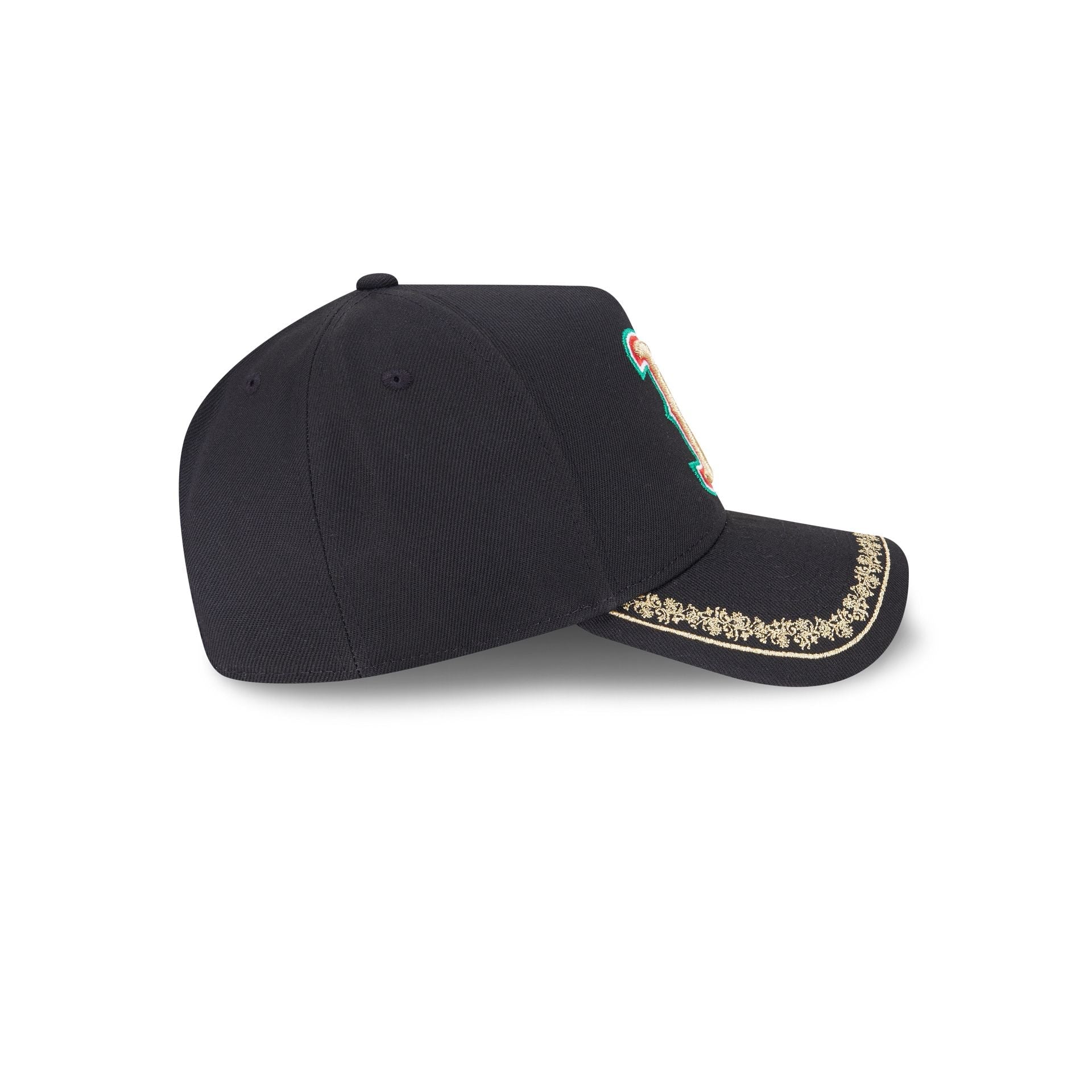 Boston Red Sox Ornate Visor 9FORTY A-Frame Snapback Hat