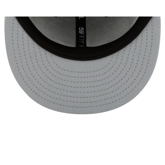 Atlanta Braves Storm Gray Basic 59FIFTY Fitted Hat