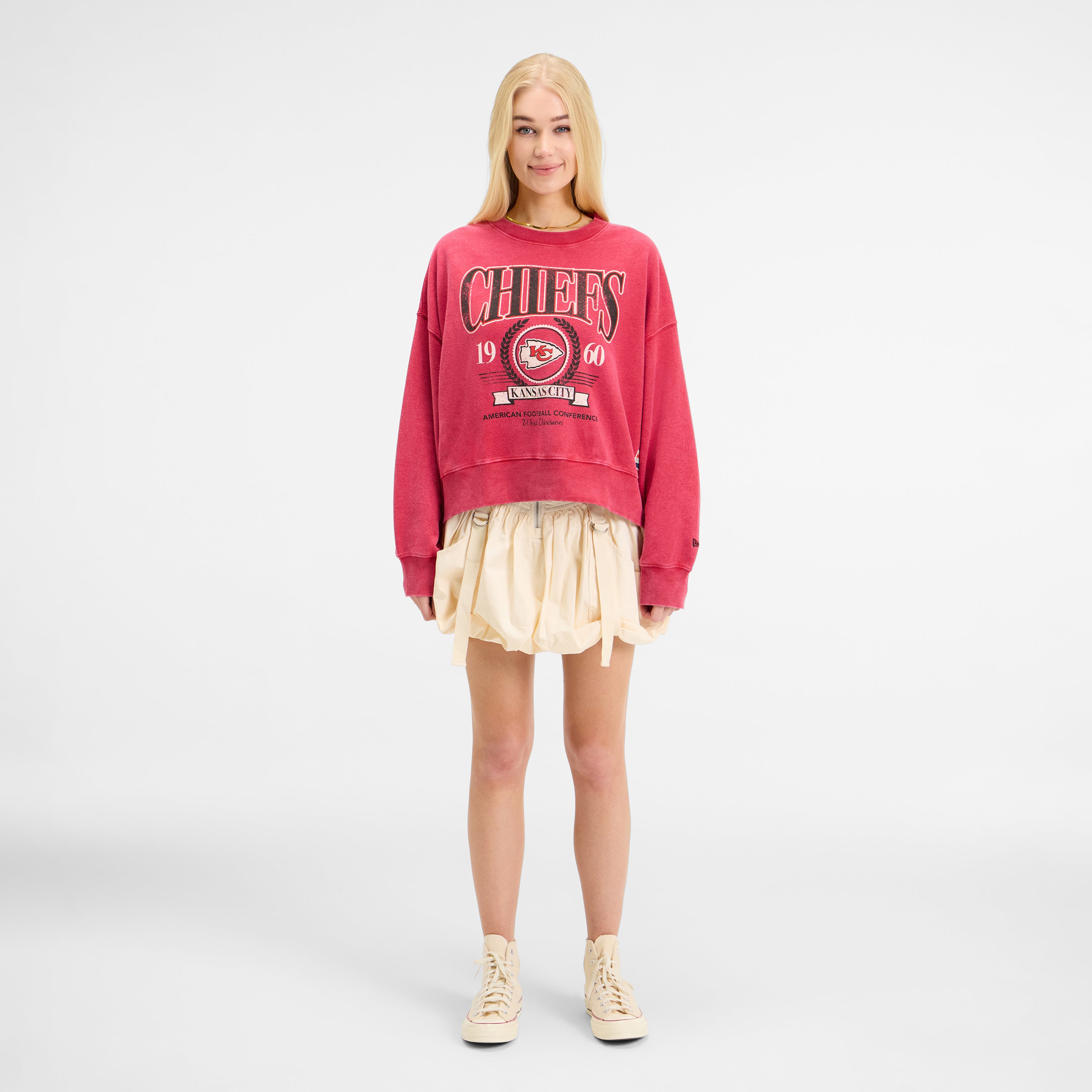 Atlanta Braves Throwback Women's Crewneck