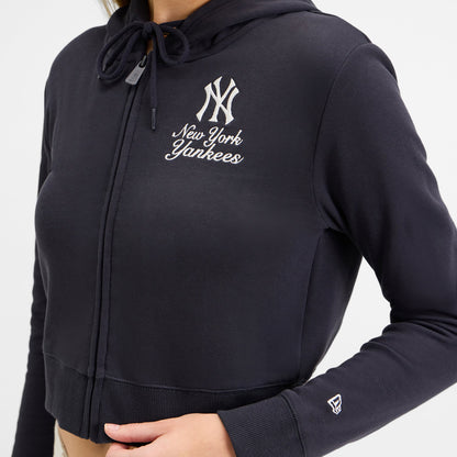 Atlanta Braves Game Day Cropped Women's Zipper Hoodie