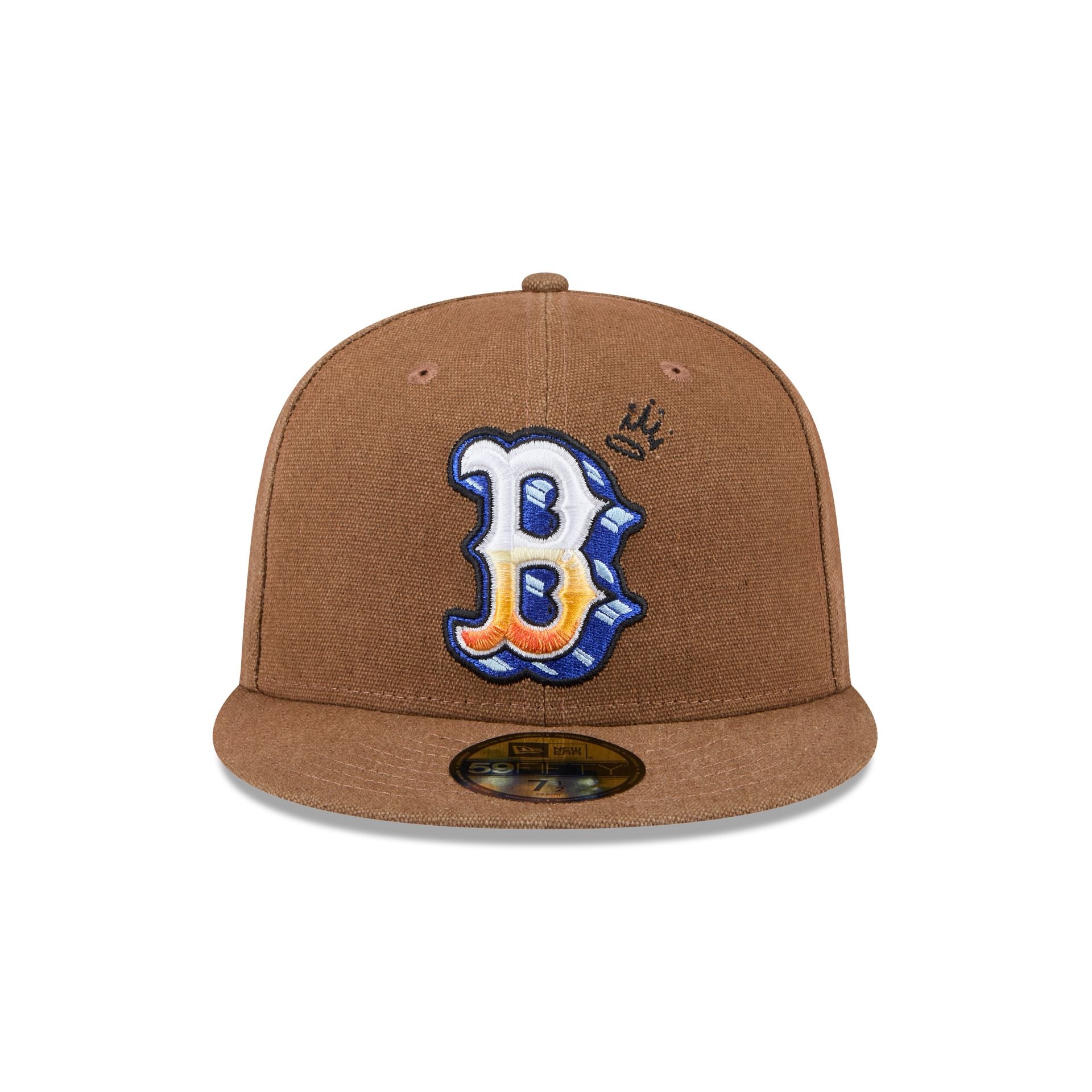 Boston Red Sox Logo Scribble 59FIFTY Fitted Hat