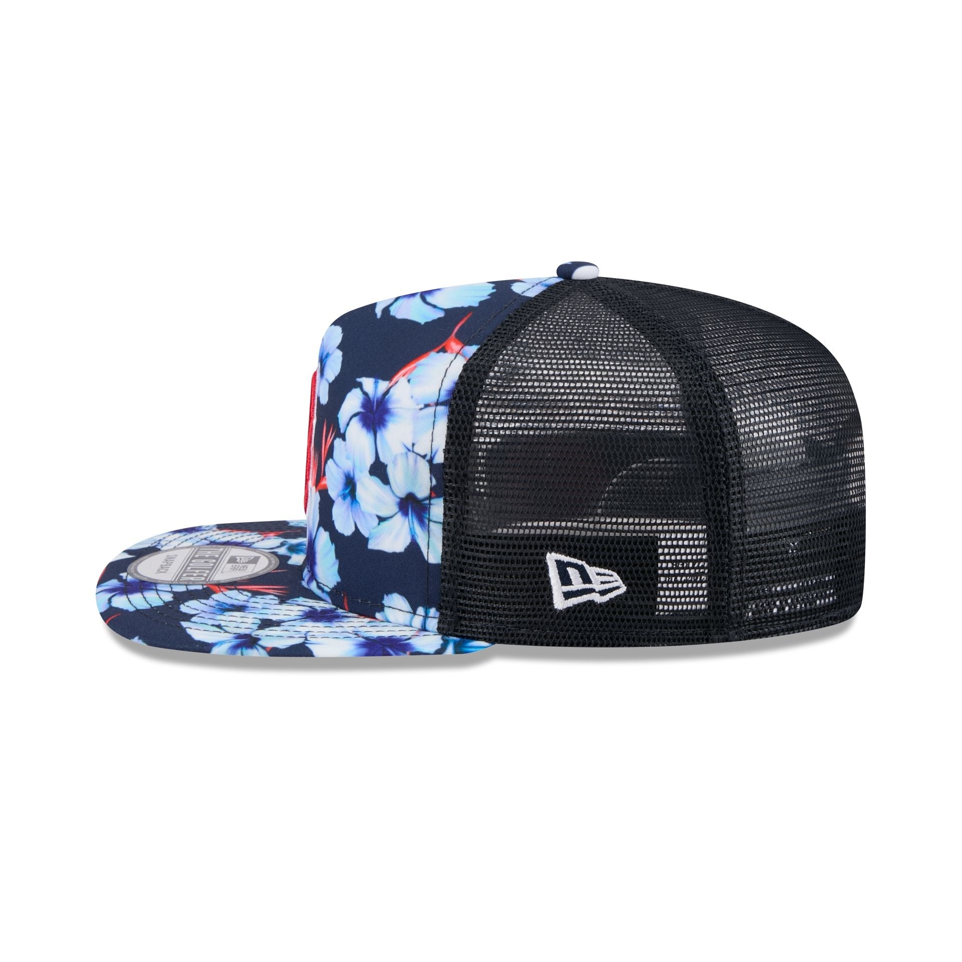 Boston Red Sox Pattern Golfer Trucker Hat