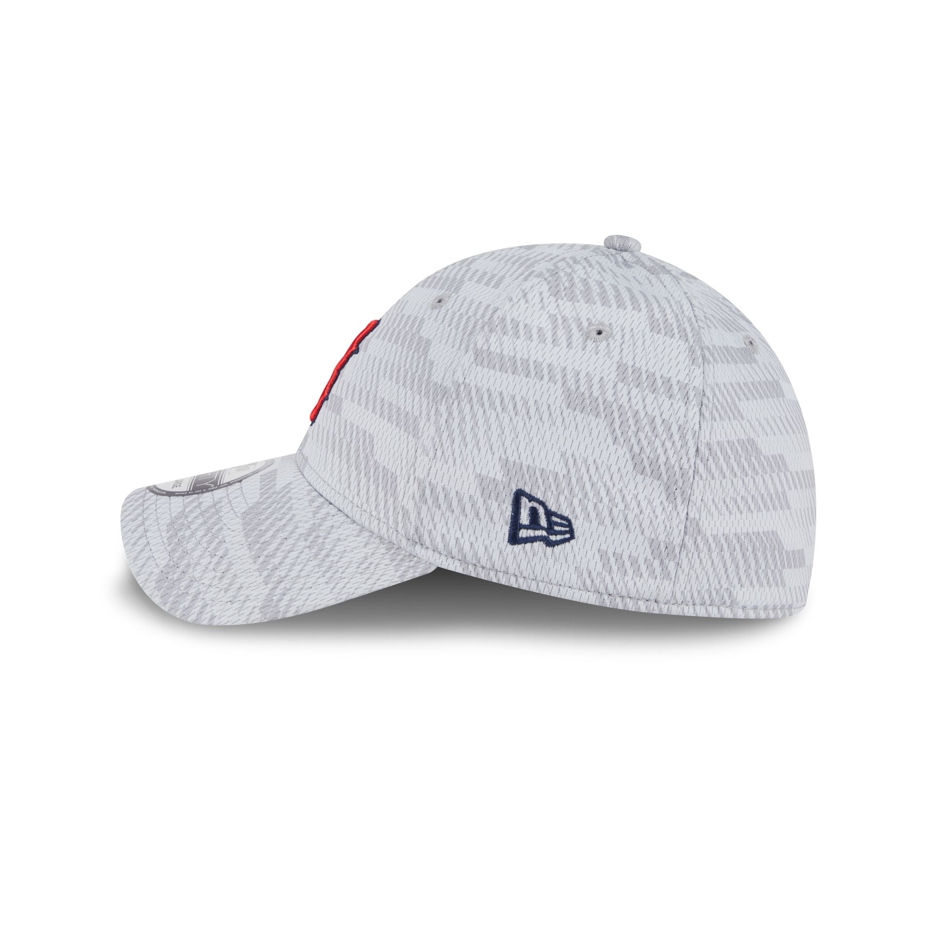 Boston Red Sox 2025 Clubhouse Gray 39THIRTY Stretch Fit