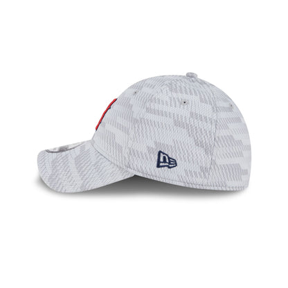 Boston Red Sox 2025 Clubhouse Gray 39THIRTY Stretch Fit