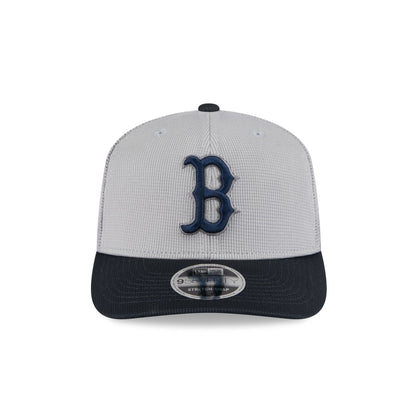 Boston Red Sox 2025 Batting Practice Gray 9SEVENTY Trucker Hat
