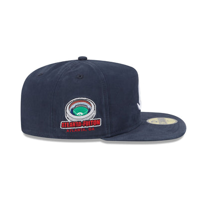 Atlanta Braves Championship Side Flag 59FIFTY A-Frame Fitted Hat
