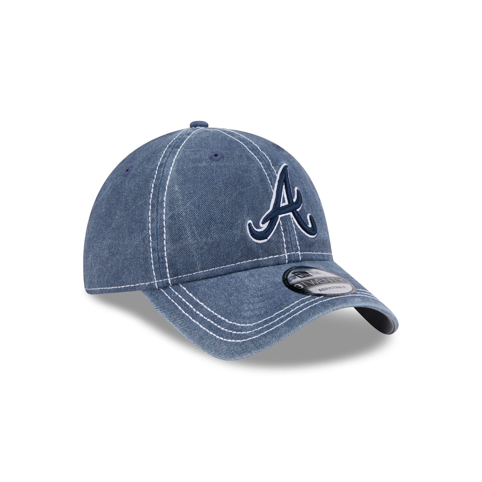 Atlanta Braves Washed Contrast 9TWENTY Adjustable Hat