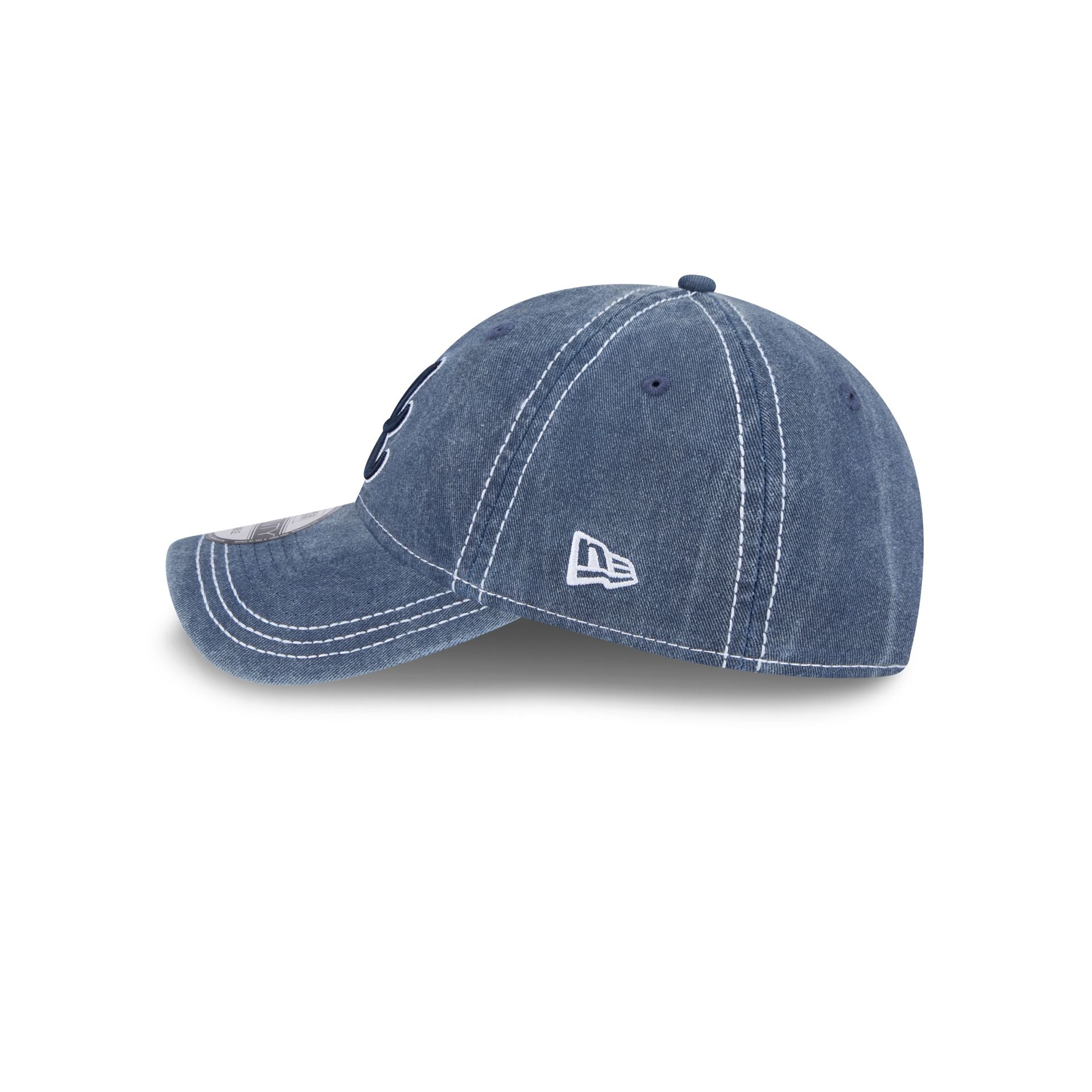 Atlanta Braves Washed Contrast 9TWENTY Adjustable Hat