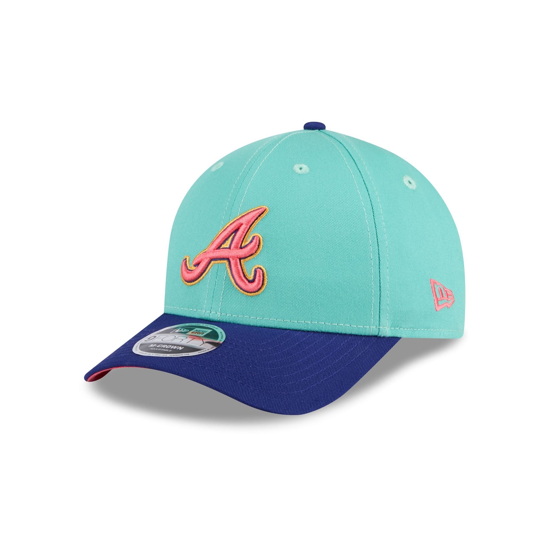 Atlanta Braves Clear Mint 9FORTY M-Crown Adjustable Hat