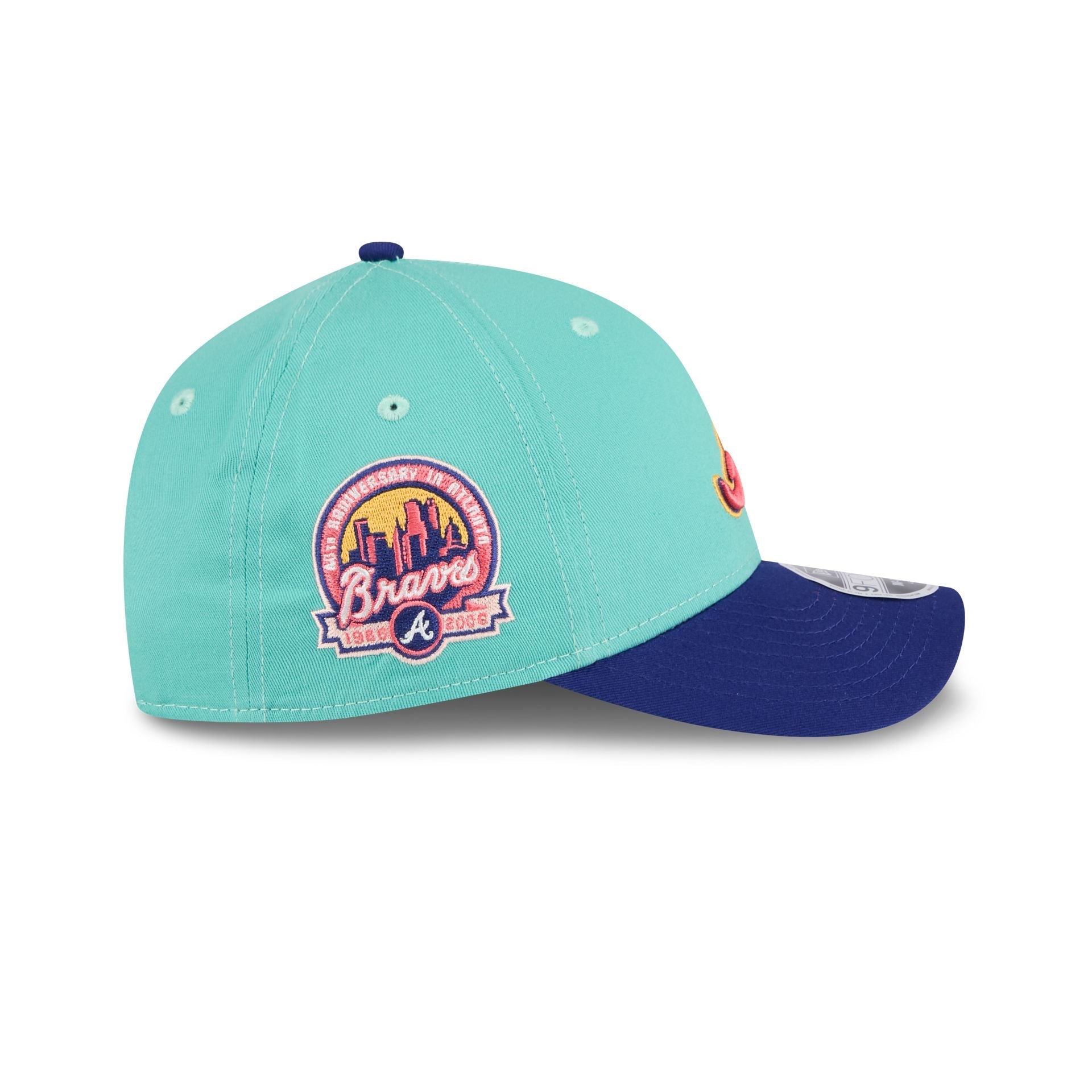 Atlanta Braves Clear Mint 9FORTY M-Crown Adjustable Hat