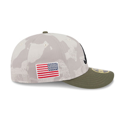 Atlanta Braves Armed Forces Day 2025 Low Profile 59FIFTY Fitted Hat