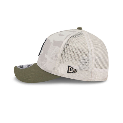 Boston Red Sox Armed Forces Day 2025 9FORTY M-Crown A-Frame Trucker Hat