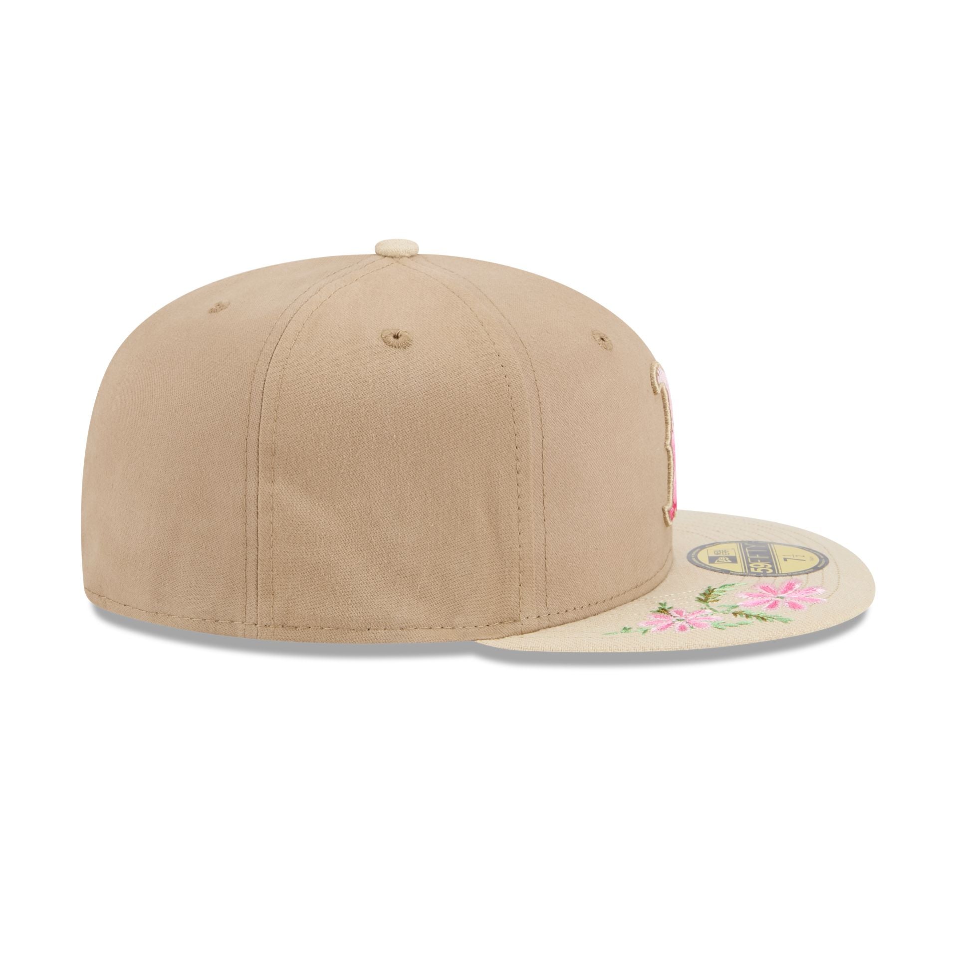 Boston Red Sox Hand Stitched Floral 59FIFTY Fitted Hat