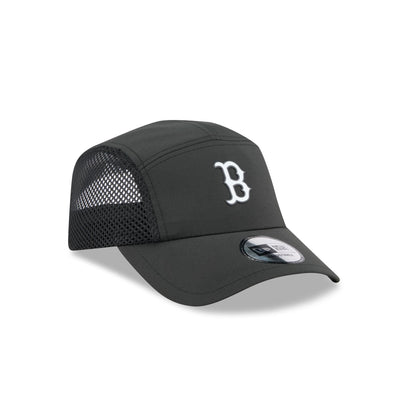 Boston Red Sox Black Poly Runner Adjustable Hat