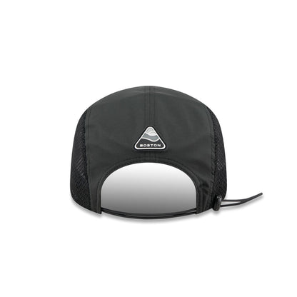Boston Red Sox Black Poly Runner Adjustable Hat