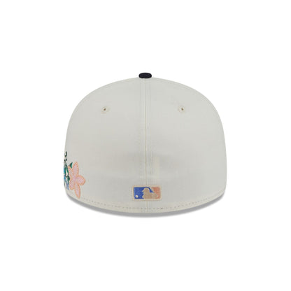 Atlanta Braves Tonal Florals White 59FIFTY Fitted Hat