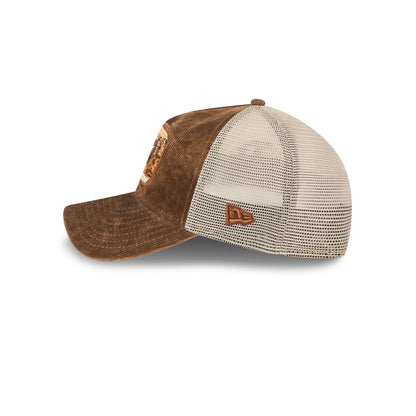 Boston Red Sox Vintage Landscape Brown 9TWENTY A-Frame Trucker Hat