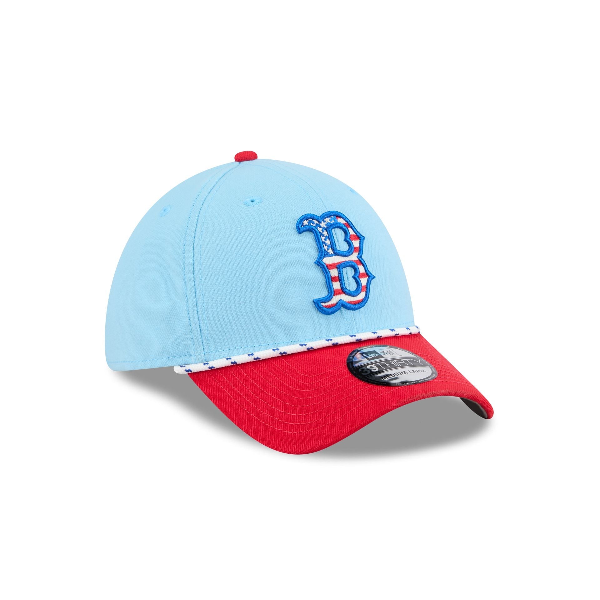 Boston Red Sox Independence Day 2025 39THIRTY Stretch Fit Hat
