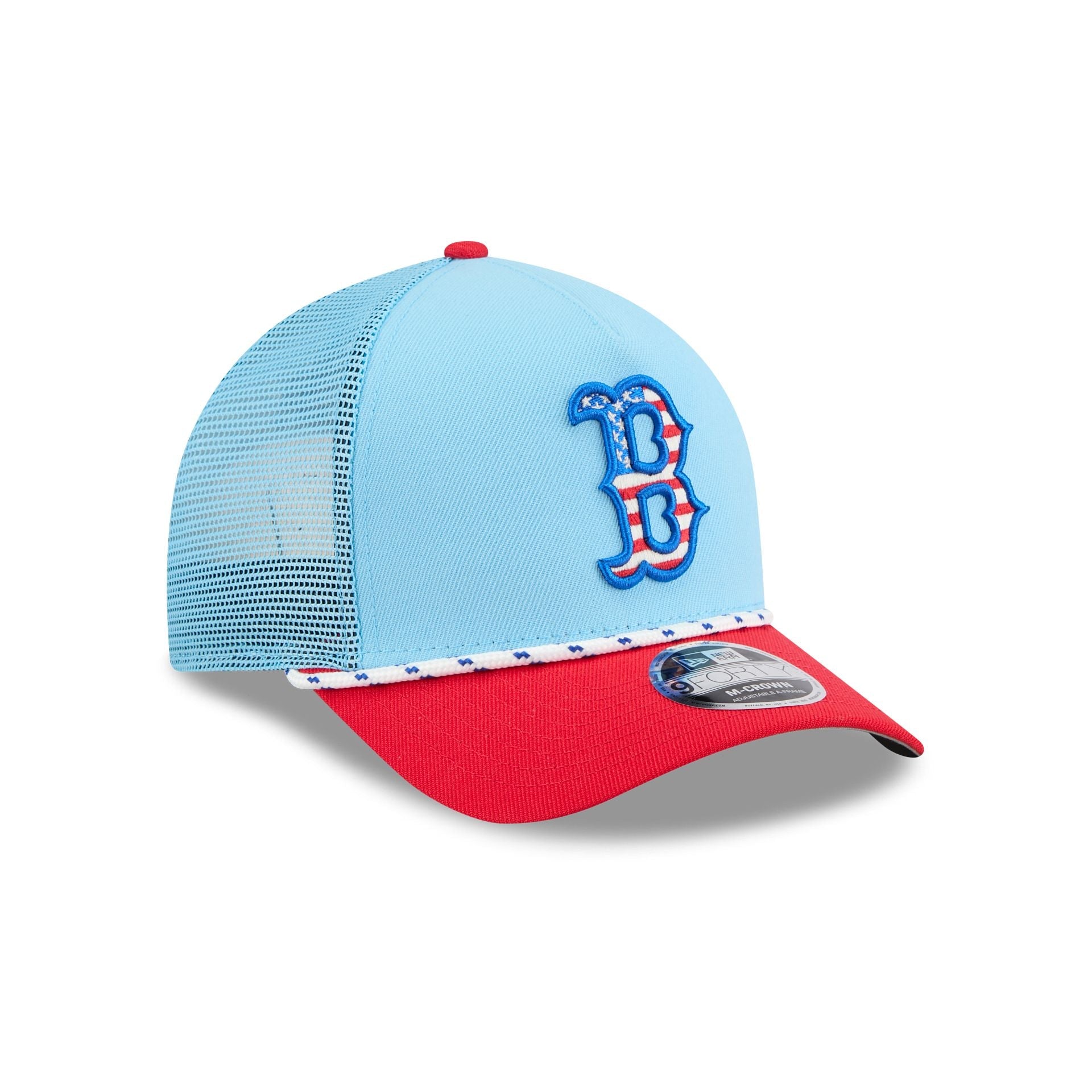 Boston Red Sox Independence Day 2025 9FORTY M-Crown A-Frame Trucker Hat