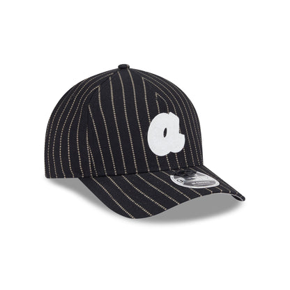 Atlanta Braves Dotted Pinstripe 9FORTY M-Crown A-Frame Adjustable Hat