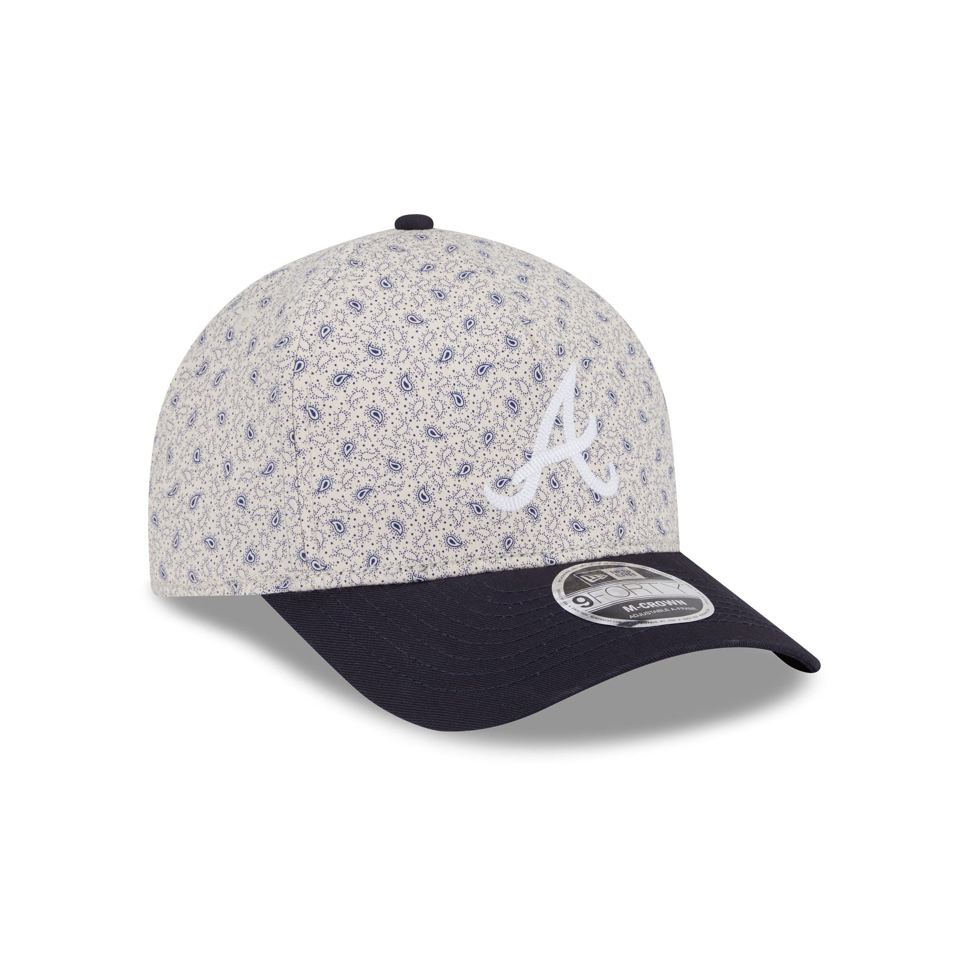 Atlanta Braves Micro Print 9FORTY M-Crown A-Frame Adjustable Hat
