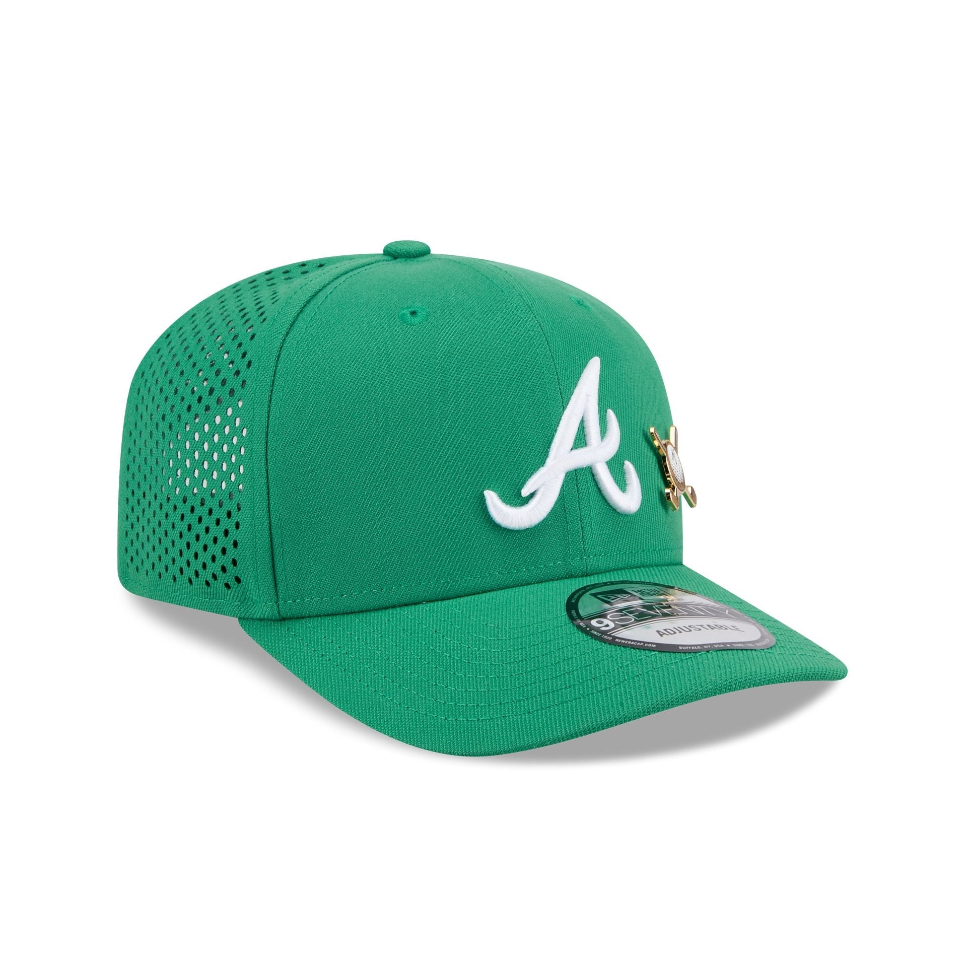 Atlanta Braves Tee Time 9SEVENTY Trucker Hat