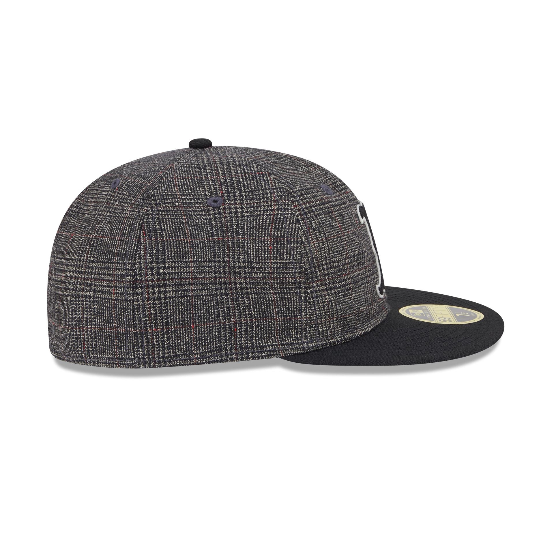Boston Red Sox Plaid Retro Crown 59FIFTY Fitted Hat