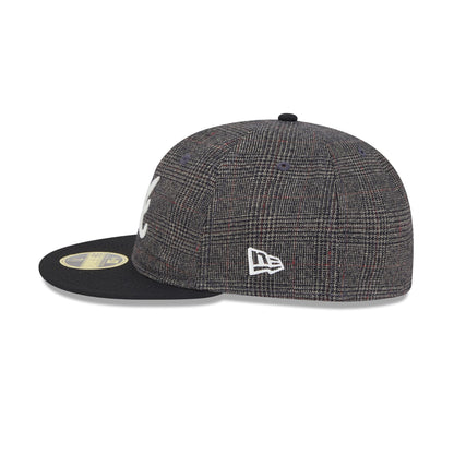 Atlanta Braves Plaid Retro Crown 59FIFTY Fitted Hat