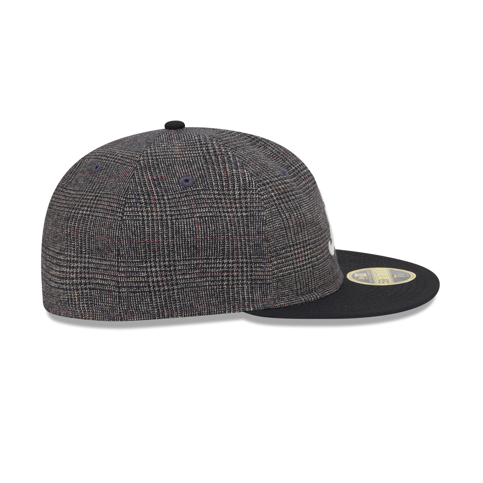 Atlanta Braves Plaid Retro Crown 59FIFTY Fitted Hat