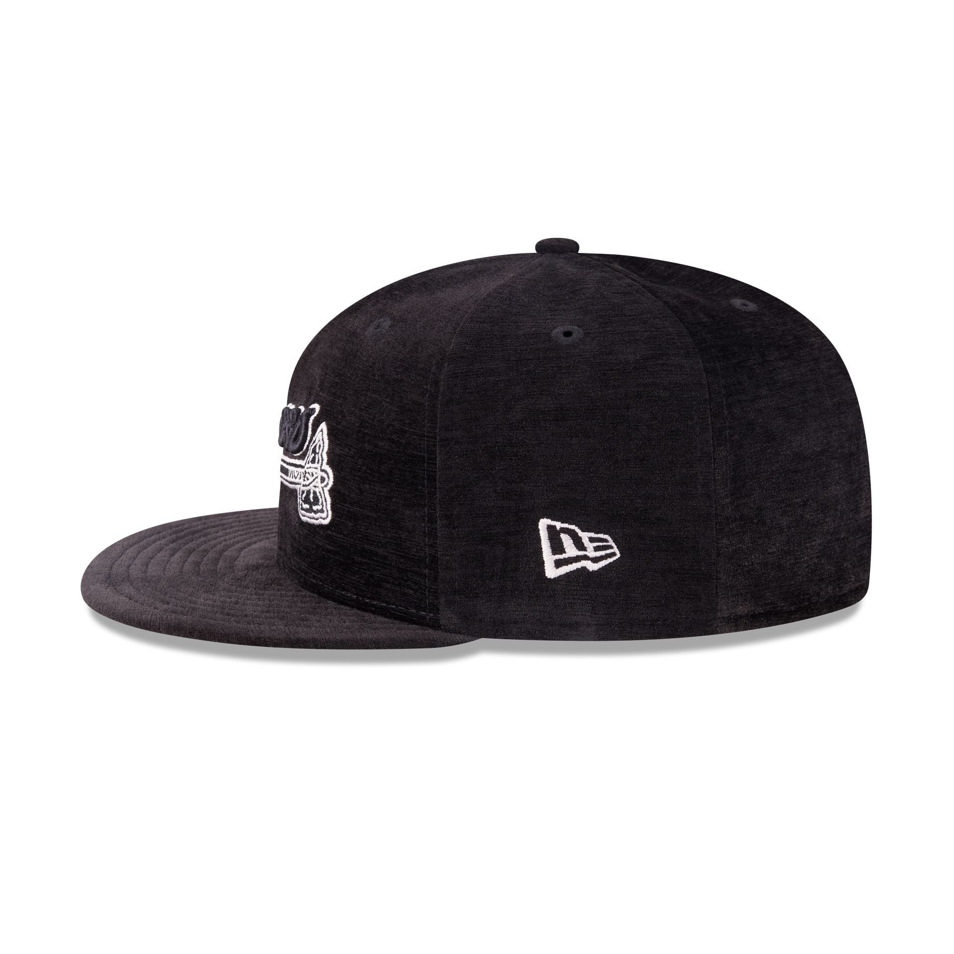 Atlanta Braves Black Velvet 59FIFTY Fitted Hat