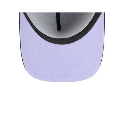 Atlanta Braves Navy Lavender 59FIFTY A-Frame Fitted Hat
