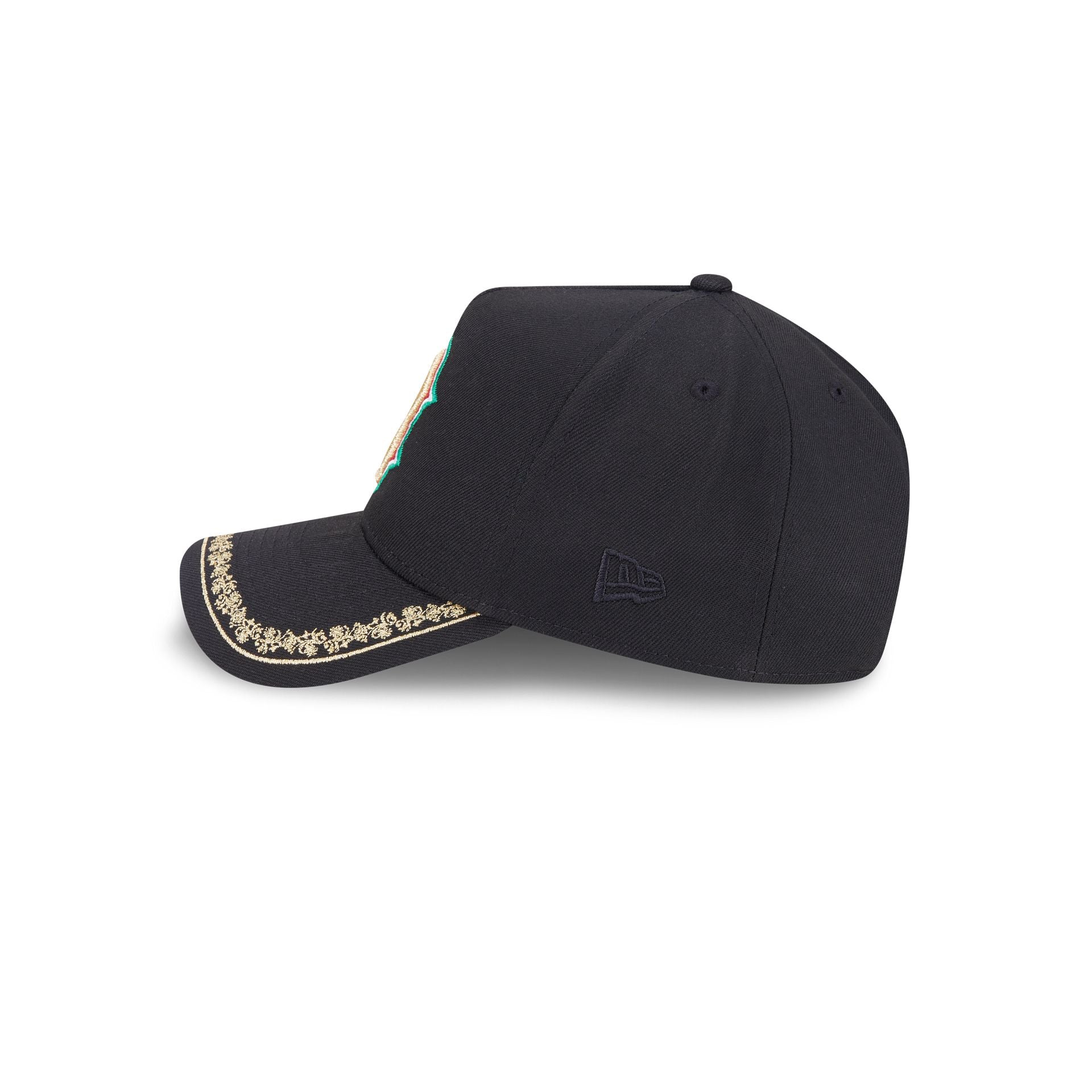 Boston Red Sox Ornate Visor 9FORTY A-Frame Snapback Hat