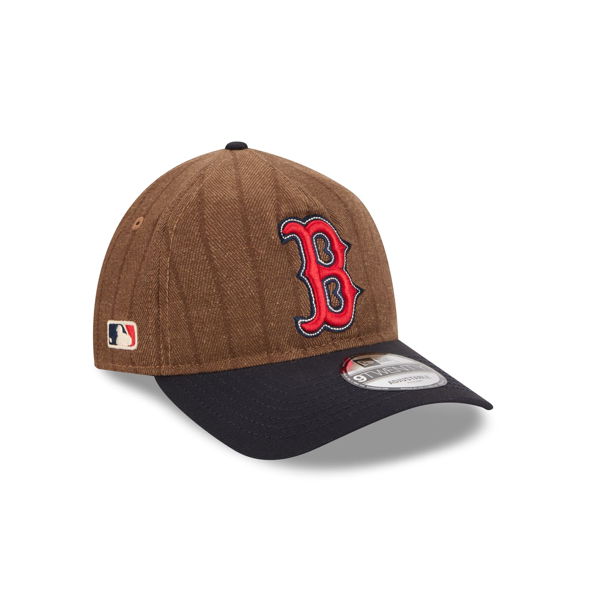 Boston Red Sox Three Looms Wool Pinstripe 9TWENTY A-Frame Adjustable Hat
