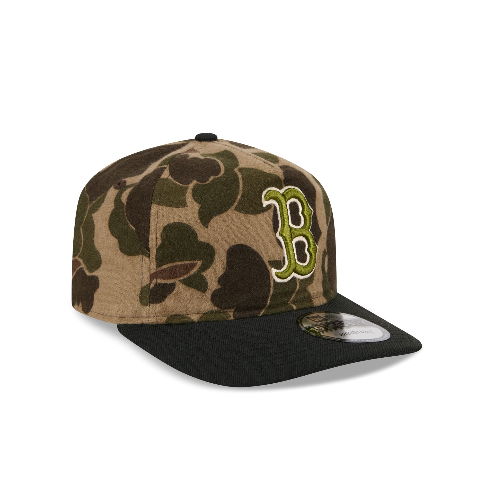 Boston Red Sox Three Looms Wool Duck Camo 19TWENTY Adjustable Hat