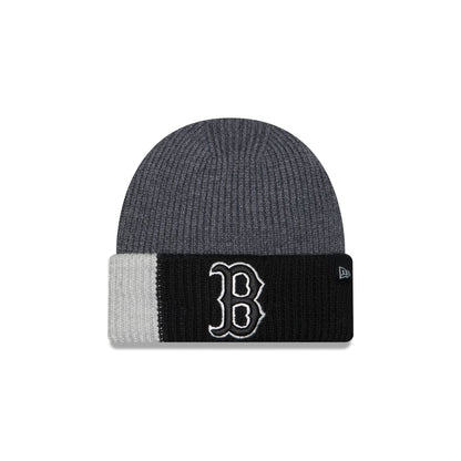 Boston Red Sox Merino Wool Color Block Cuff Knit Hat