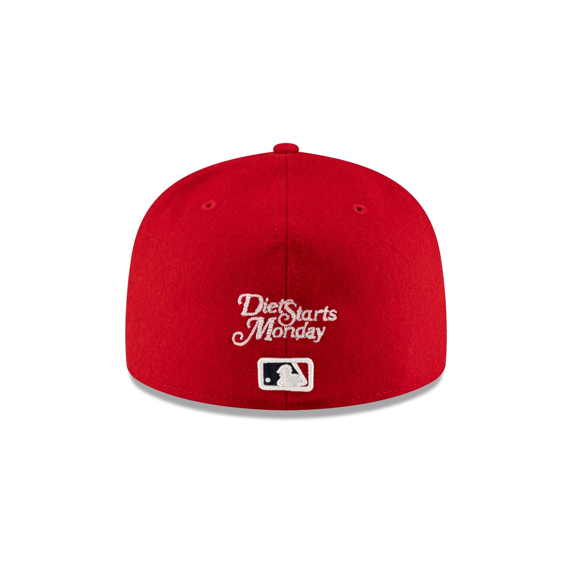 Diet Starts Monday x Atlanta Braves Red Wool 59FIFTY Fitted Hat